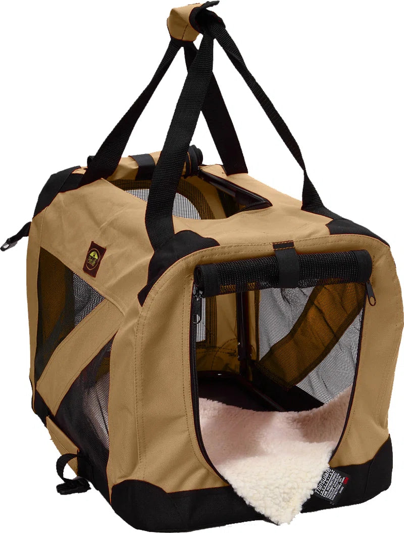 Folding Zippered 360° Vista View House Pet Crate